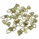 10*Screw D-Ring Painting Picture Frame Wall Mirror Hanging Hanger Triangle G1N3