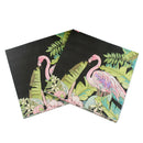 20x/bag Flower Flamingo print Napkin Serviette Hawaiian Party Table Decoratio lj