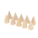 Necklace Finger Rings Jewelry Display Stand Holder Showing Rack Wooden Cones