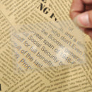 10x Magnifier Credit Card Fresnel Lens Magnifying Sheet Survival Fire Lighting l