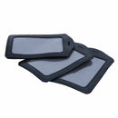 15 Pcs Vertical style Black Artificial leather business ID badge card holde Q9Y1