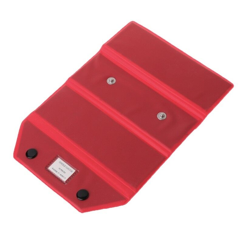 Stainless Steel Angle Gage 18pcs/set Inspection Gauge Template Machinist Tools