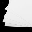 5pcs ABS Styrene Plastic Flat Sheet Plate Craft 0.5mm x 200mm x 250mm, White
