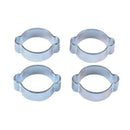 Zinc-Plated Double Ear Hose Clamps, Stainless Steel O Clips Pipe Tube Clamps