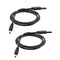2pcs USB to 3.5x1.35mm Barrel Connector 5V DC Power Cable Jack Male, 1m/3ft