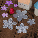 4 Pcs Flowers Metal Cutting Dies Stencils For DIY Scrapbooking Paper Card Craft
