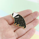 Fashion Hedgehog Cartoon Animal Brooches Collar Lapel Badges Unisex Jewelry
