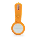 5 in 1 Thermometer with Compass and LED Lamp for Money Checking Magnifier A