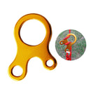 3 Holes Quick Knot Tent Rope Fastener Wind Cord Buckle Tensioner Golden