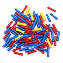 100Pcs Assorted Insulated Electrical Wire Cable Terminal Crimp Connector Set LN