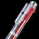 Multi-color 6 in 1 Color Ballpoint Pen Ball Point Pens Kids School Supply XMAS