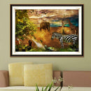 5D DIY Full Drill Diamond Painting Forest Animals Cross Stitch Embroidery