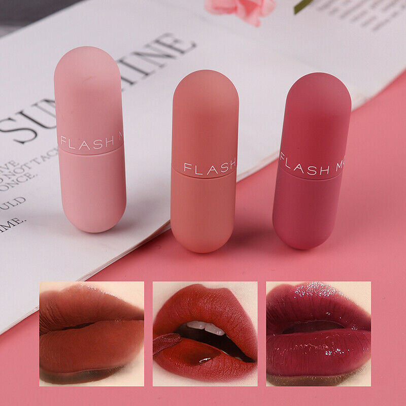 3 Pcs/set Matte Lip Gloss Tint Lips Makeup Moisturizer Liquid Matt LipstickBX