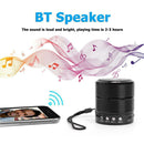 WS-887 Mini Bluetooth Subwoofer Bass Speaker MP3 Player FM Radio (Black)