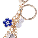 Synthetic Leather Tassel Keychain Car Key Chain Ornaments Bag Charm Royal B