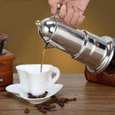 200Ml 4 Cups Stainless Steel Coffee Pot Moka Coffee Maker Teapot Filter Aut