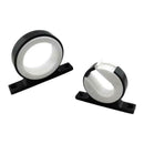 2 Packs Black Alloy Fishing Rod Rack Bracket Organizer  For Boat Kayak Yacht