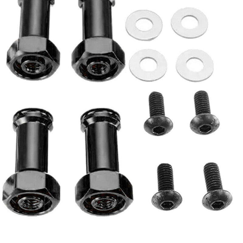 12mm Wheel Hex Hub Extension Adapter for 1/14 Wltoys 144001 Black