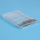 Transparent 2.5inch SSD to USB3.0 High Speed Mobile HDD Box for Notebook PC