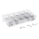 500Pcs Bass Carp Fishing Hooks Fishhook Bait Holder Kit Saltwater Freshwater