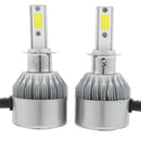 1Pair Universal 6500K 5000LM H3 LED COB Car Auto Headlight Head Lamp Bulbs