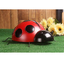 Metal Garden Wall Art Decorative Set of 2 Cute Ladybugs Outdoor Wall Sculptures