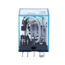 5X(12V DC Coil Power Relay DPDT LY2NJ HH62P-L JQX-13F 10A With PTF08A Sock G1C8)