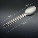1Pcs Titanium Long Handle Outdoor Camping Titanium Camping Tableware Picnic