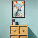 5D DIY Full Drill Diamond Painting Colorful Deer Cross Stitch Embroidery