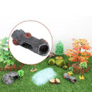 Aquarium Habitat Decoration Cave Artificial Wood Root Spawning Tree Welsh T I8X5