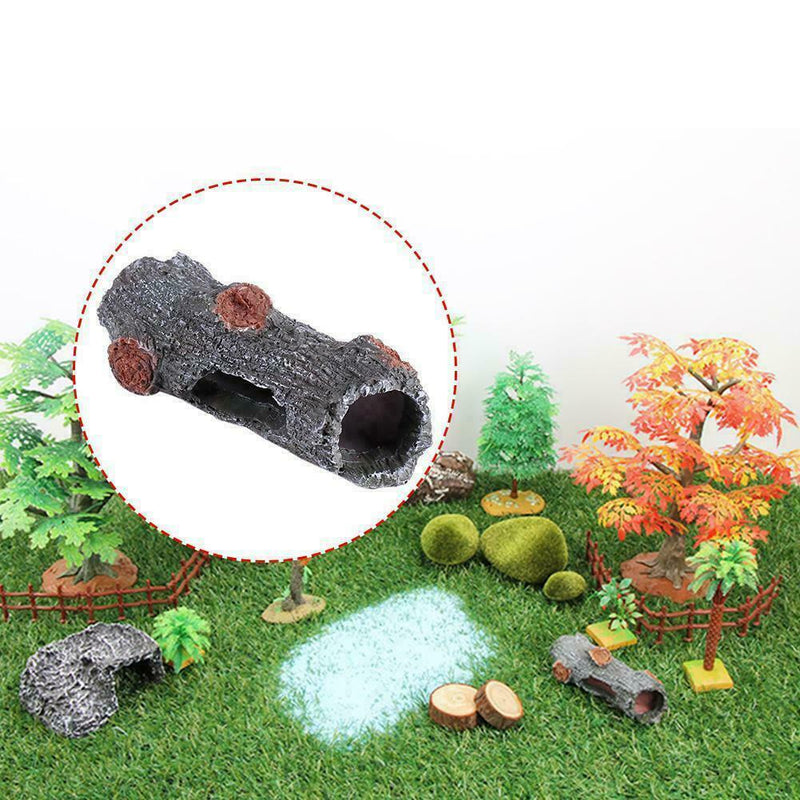 Aquarium Habitat Decoration Cave Artificial Wood Root Spawning Tree Welsh T I8X5
