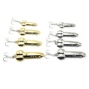 4pcs Spoon Fishing Lures Sequins Lures Metal Baits High quality durable Suitable