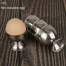 Stainless Steel Soft Stand Boiled Egg Cups Holder Tabletop Tool Kitchen Cup H7W6