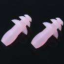 pink Plastic nose clip silicone ear plugs set for swimming