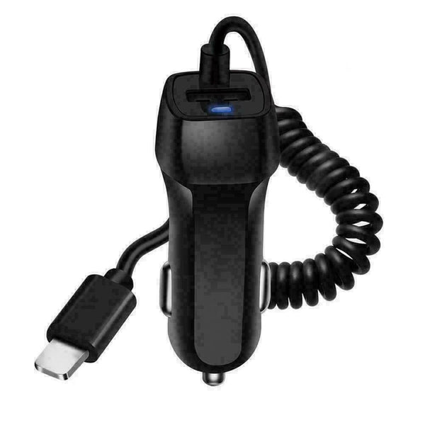 Black in Car Charger For Inphone 5 5S 5C 6 7 Moblie PLUS 7 10 X Phone C3T0 B9S1