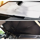 Car Umbrella Windshield Sun Shade Cover Parasol Foldable Durable Black L