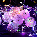 10m Waterproof Battery Box Copper Wire String Fairy Light (Colored Light) A