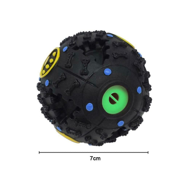 Pet Dog Cat Play Squeaky Squeaker Quack Sound Chew Treat Holder Funny Ball  A#S