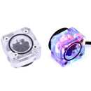 Acrylic Flow Meter G1/4 Thread Water Cooling System Coolant Filter Indicat