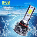 2Pcs Mini 1400W LED Headlight Bulbs Conversion Kit FOG Driving Light Hi-Low