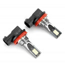 Pair H8 H11 3030 24W 12-LED  6500K Car Bulb Fog Driving Light