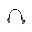 2Pcs Microphone Lead Mic Cable XLR Right Angle Male to Female Extension Cable