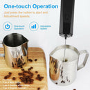 Electric Milk Frother Cappuccino Eggbeater Stainless Steel Latte Handheld Whisk
