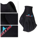 Swimming Frog Gloves Webbed Finger Hand Paddle Palm Pair Training Fins Flip Q1F9