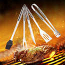 9pcs BBQ Barbecue Tool Set Stainless Steel Grill Grilling Accessory Wit MYZ
