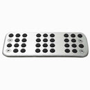 Aluminum Footrest Foot Rest Dead Pedal Pad Cover for Peugeot 206 206CC, Left