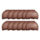 12 PacksStocking Wig Caps Stretchy Nylon Wig Caps for Women Men, Coffee/Dark