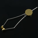Ceramic Lined Tipped Fly Tying Disc Bobbin Holder Brass Cone Head Ceramic TuY5U6