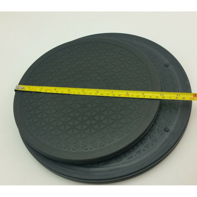 2 Pcs High Performance Turntables Exhibition Stand 360 Degrees 10 ''