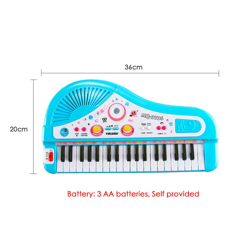 36x5.5x20cm 37 Keys Simulation Electrical Keyboard Piano Children Musical Toys